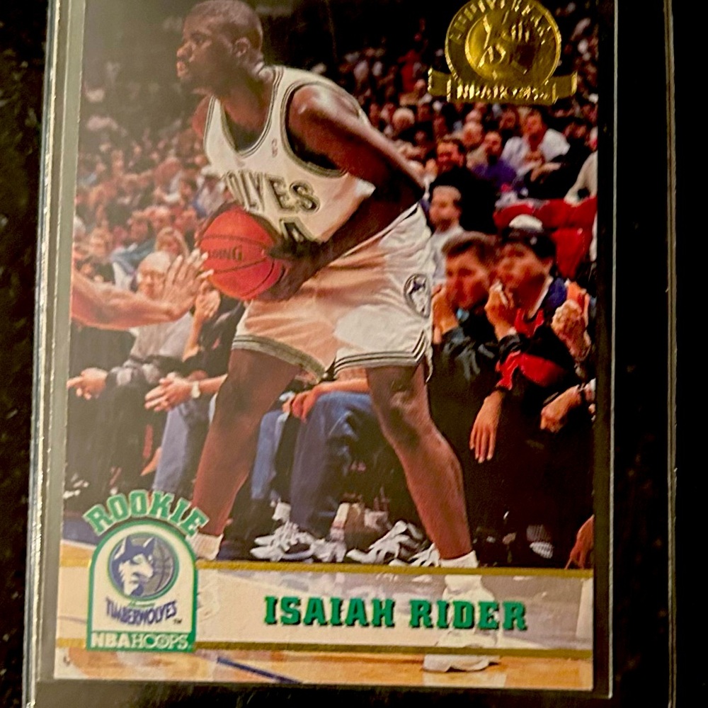 Isaiah Rider Rookie NBA Trading Card
